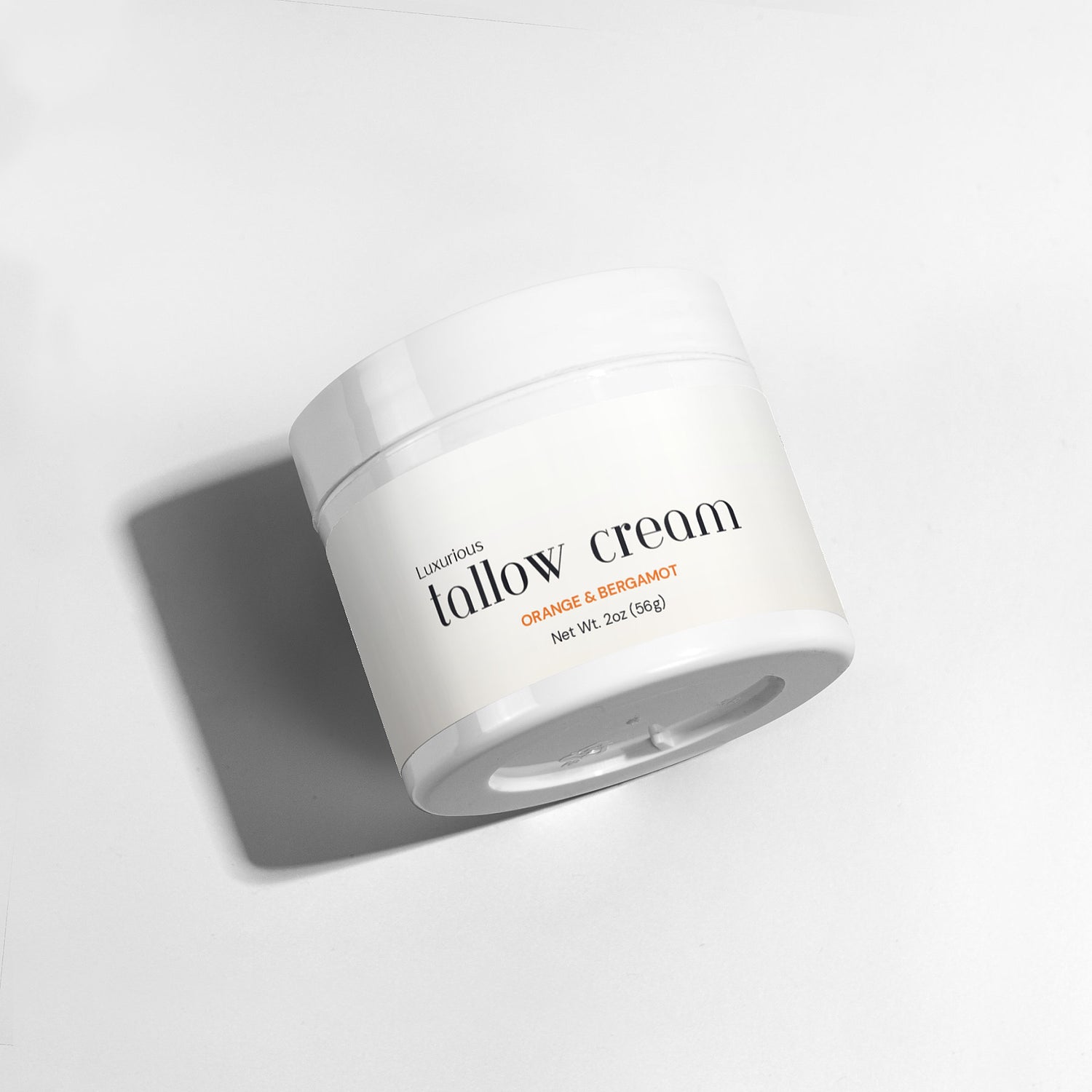 Tallow Cream - Orange &amp; Bergamot