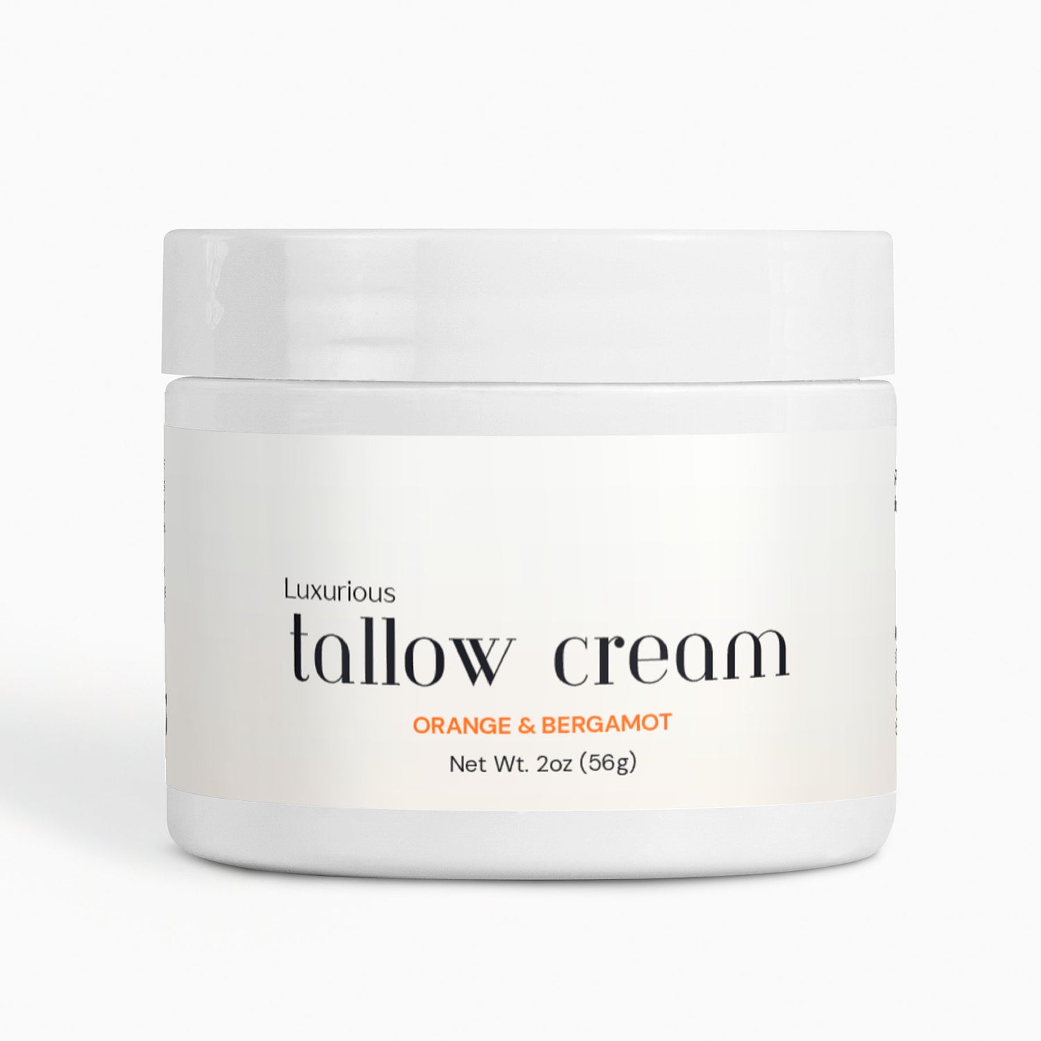 Tallow Cream - Orange &amp; Bergamot