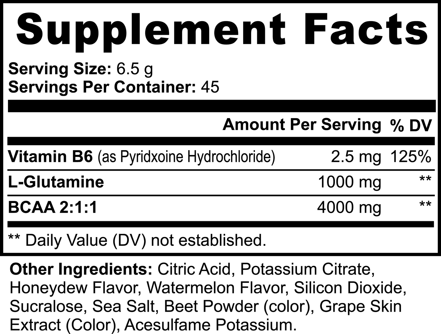 BCAA Sport Powder (Honeydew/Watermelon)